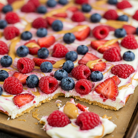 Frozen Yogurt Berry Bark 🍓🫐
