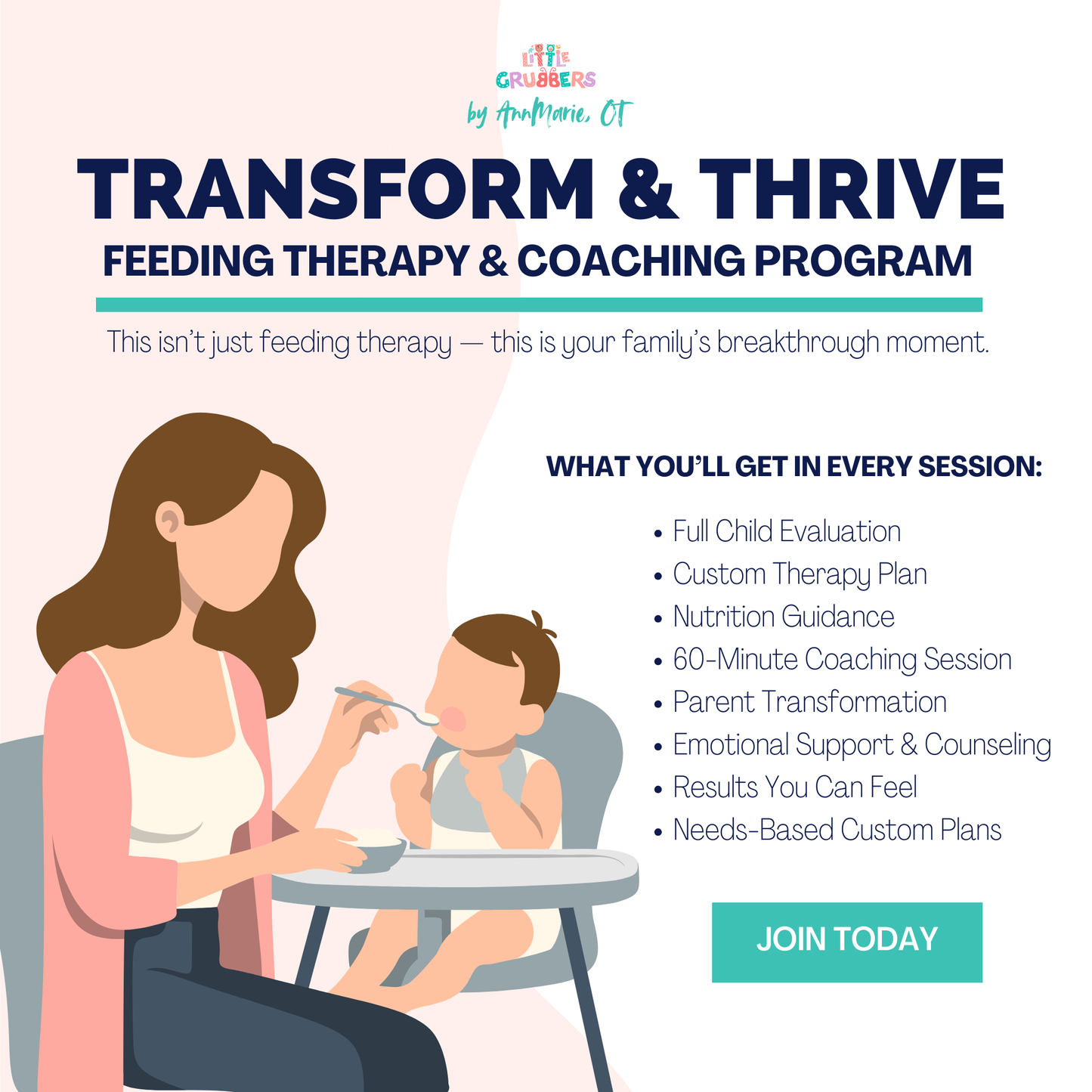 TRANSFORM & THRIVE Feeding Therapy & Coaching Program