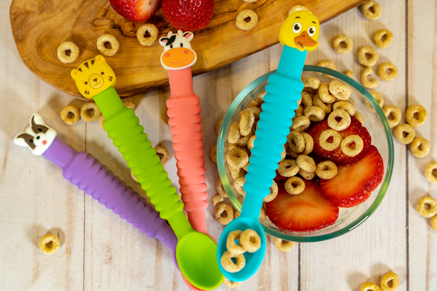 3-in-1 Silicone Baby Spoon ™ Full Set