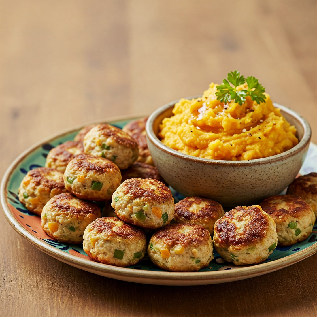 Mini Chicken & Veggie Meatballs: A Protein-Packed Finger Food
