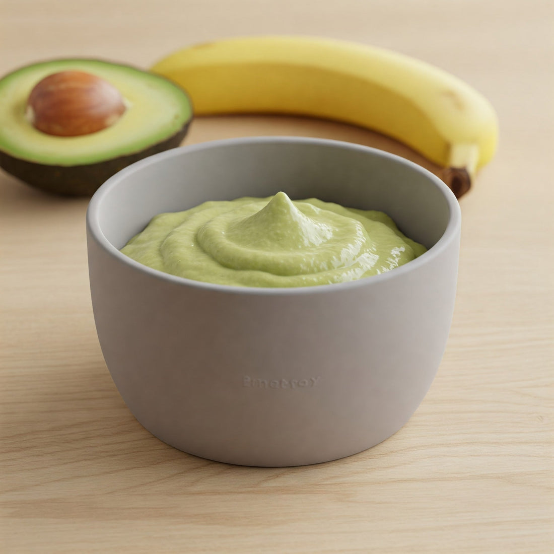 Creamy Avocado & Banana "Ice Cream" - A Cool Treat for Tiny Tastebuds