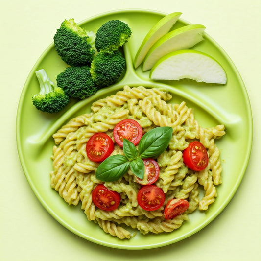 BLW Recipe: Avocado & Tomato Pasta for Little Eaters