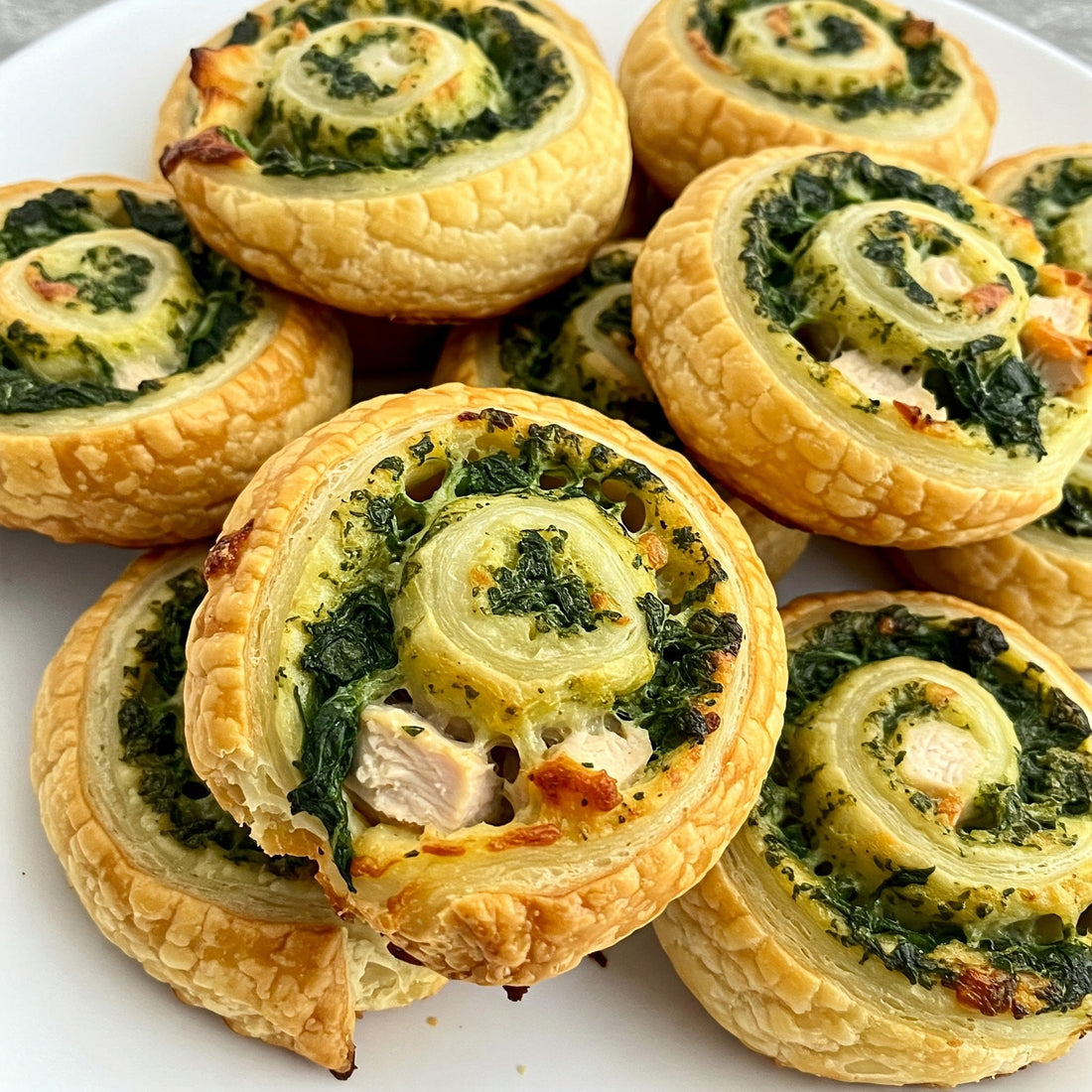 Spinach & Chicken Puff Pastry Pinwheels: A Fun & Nutritious Snack for Kids