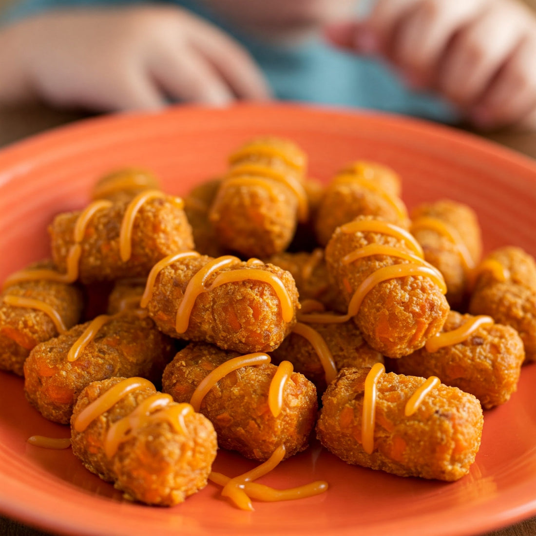 Sweet Potato Carrot Tots: A Healthy, Cheesy Snack for Little Ones