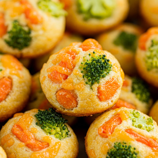 Cheesy Broccoli & Carrot Bites: Tiny Veggie Powerhouses