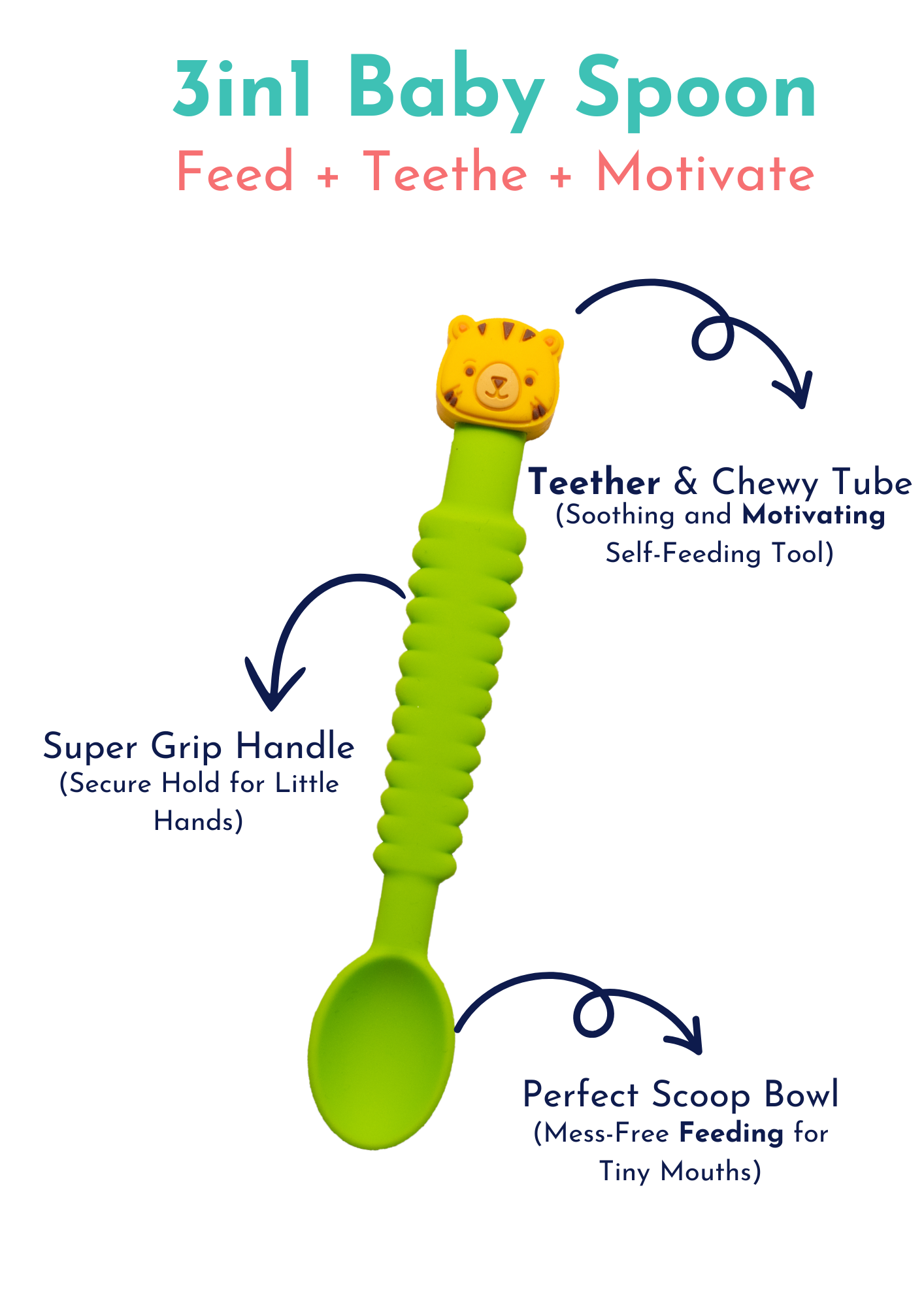 3-in-1 Silicone Baby Spoon ™