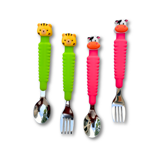 3-in-1 Fork & Spoon Set with Portable Case