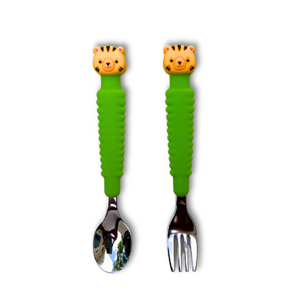 3-in-1 Fork & Spoon Set with Portable Case