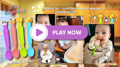 3-in-1 Silicone Baby Spoon ™ Full Set